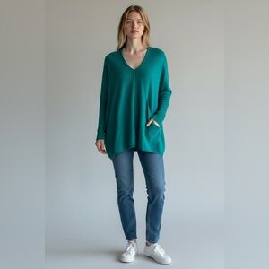 Kerisma Women’s Green Dolman Sleeve Tunic Size M/L